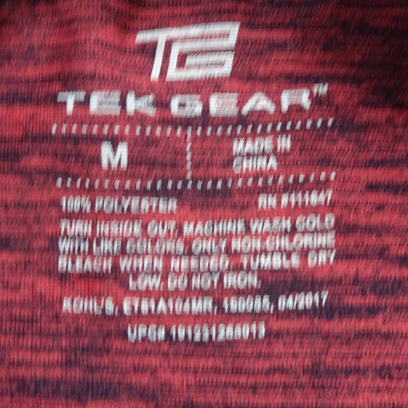 Tek Gear Baseball Tank Top Size Medium - Picture 3 of 3